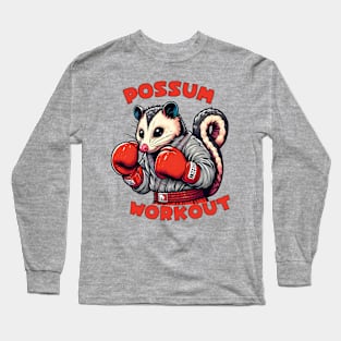 Kickboxing possum Long Sleeve T-Shirt